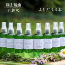 芳香蒸留水 プレ化粧水 精油ハーブウォーター 化粧水全8種から選べる よりどり3本セット 100ml フローラルウォーター 香料不used アルコール不使用 天然成分100％ 敏感肌向け ナチュラルスキンケア 篠山精油 導入用 ミスト化粧水